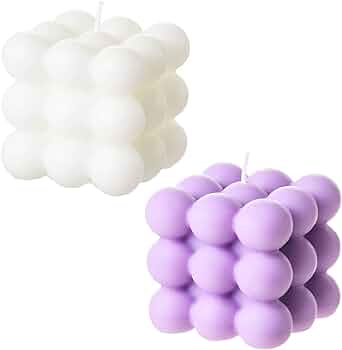 Bubble Candles Set of 4 | Large Size Decorative Candles