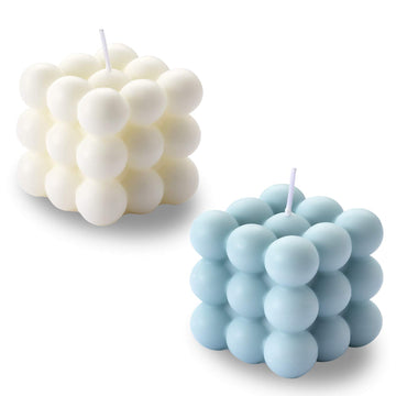 Bubble Candles Set of 4 | Large Size Decorative Candles