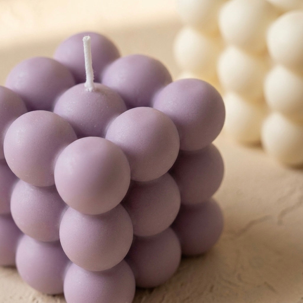 Bubble Candles Set of 4 | Large Size Decorative Candles