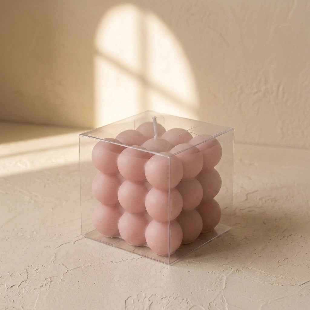Bubble Candles Set of 4 | Large Size Decorative Candles