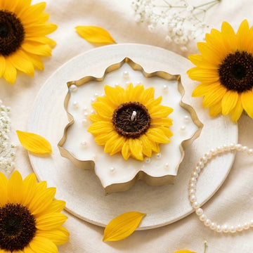 Sunflower Urli Candle | Handmade Decorative Candle