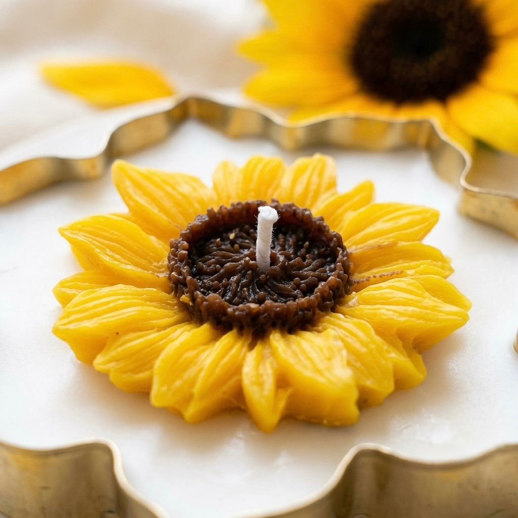 Sunflower Urli Candle | Handmade Decorative Candle