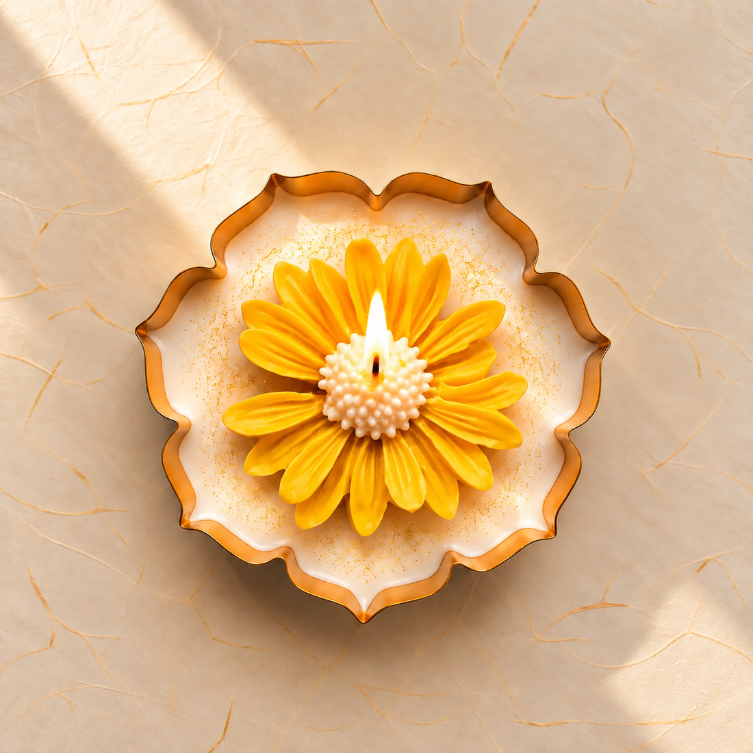 Daisy Urli Candle | Diwali Bloom & Glow