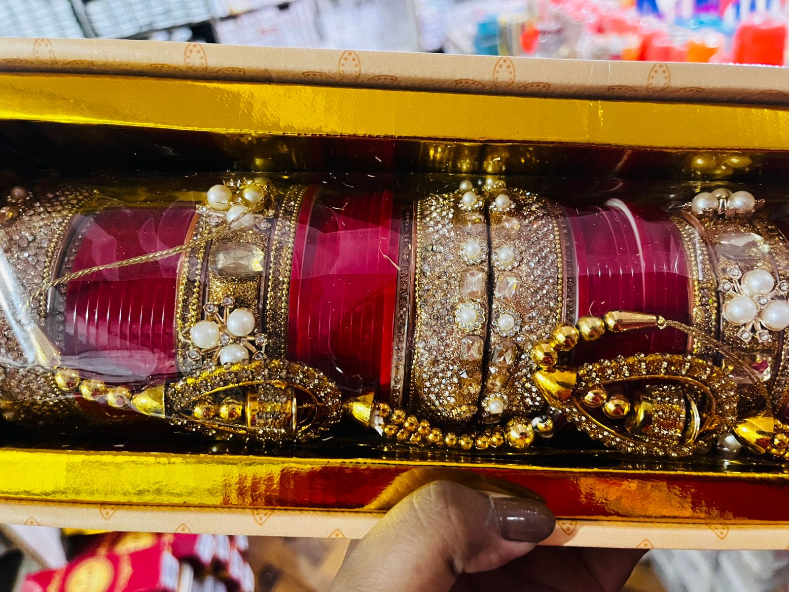 Premium Bridal Chura Box Set