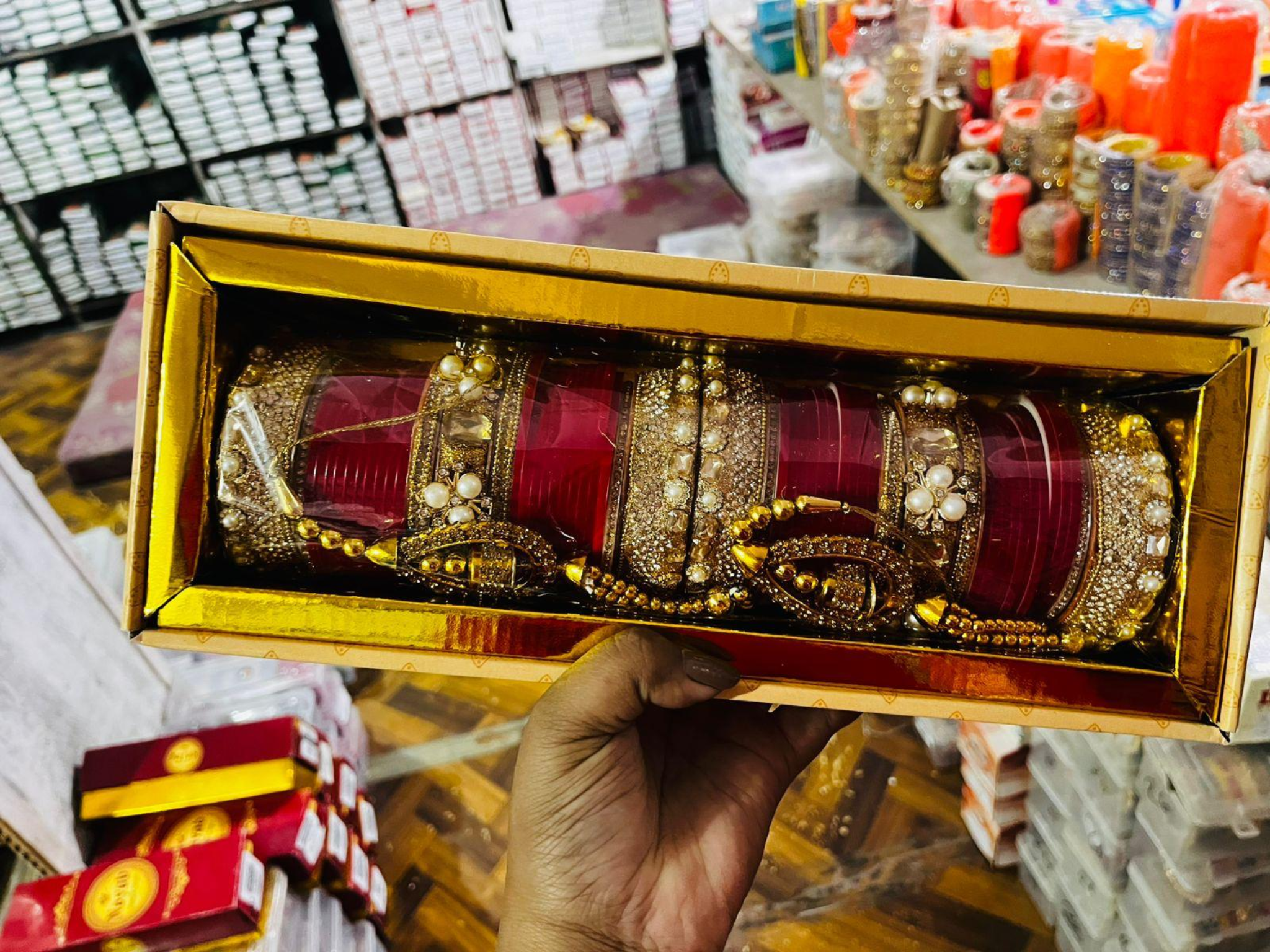 Premium Bridal Chura Box Set